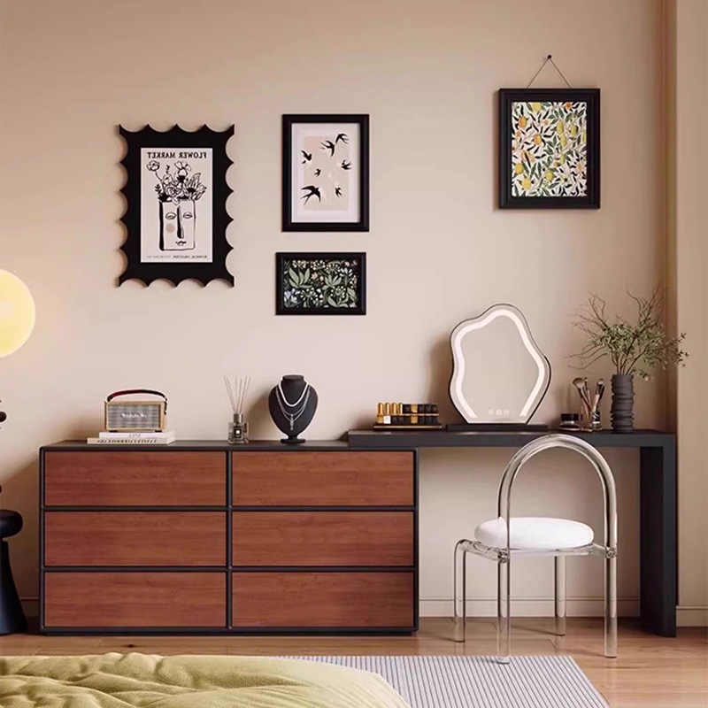 Home Essentials Bathroom Storage - Toeletta Nera Grande per Arredamento Casa,