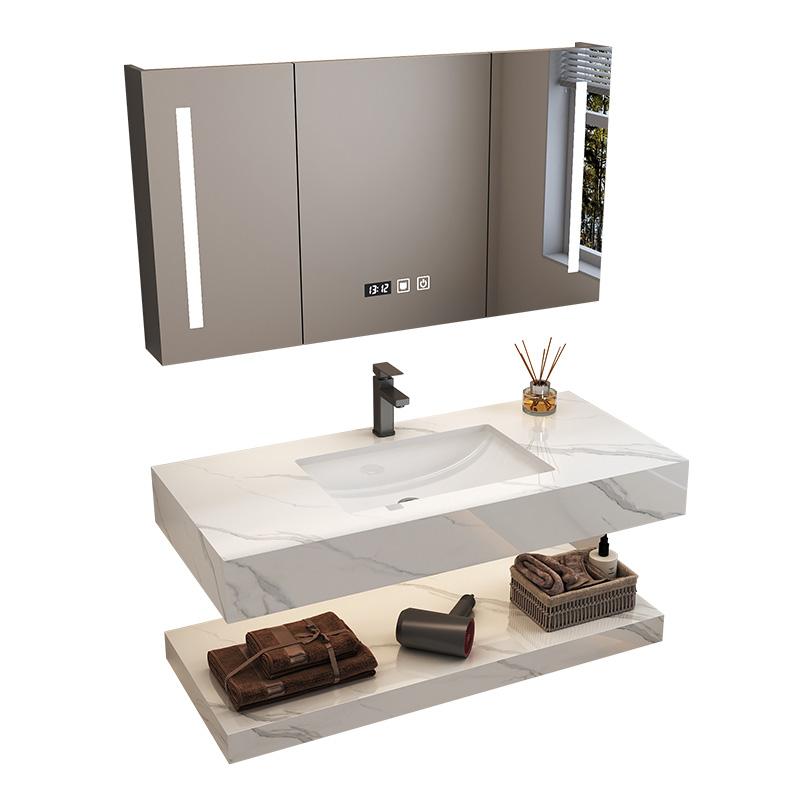 Home Bathroom Vanity Combo - Mobili da Bagno Vintage con Specchio