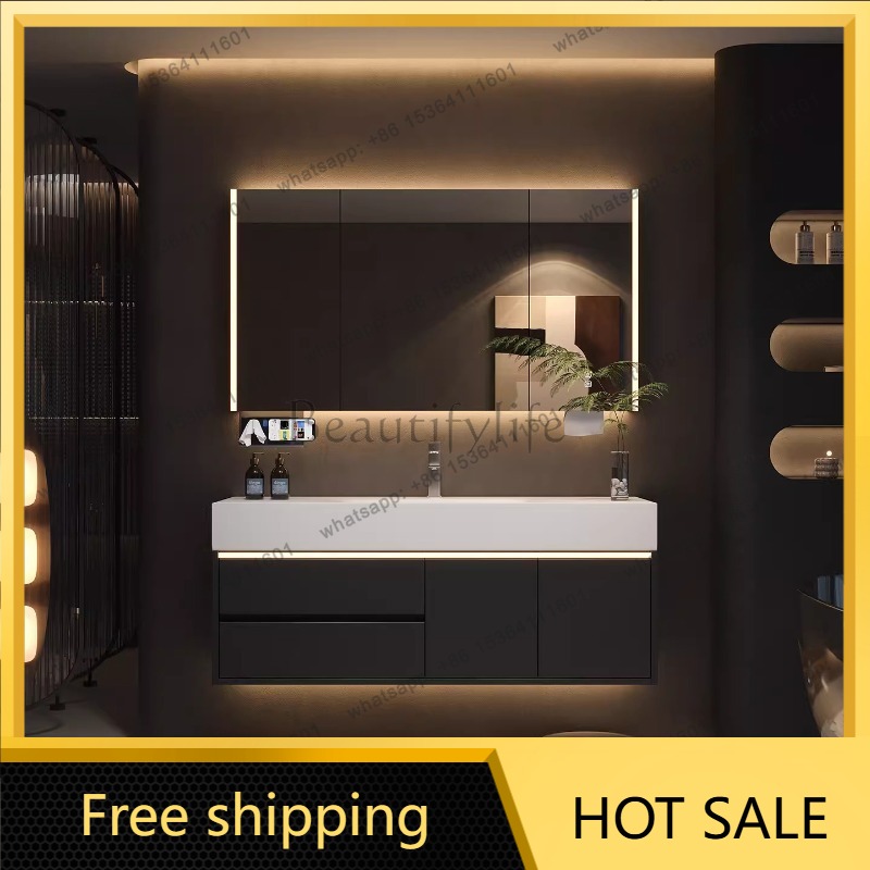Home Bathroom Vanity Combo - Mobiletto YJ di Lusso con Cassetti,
