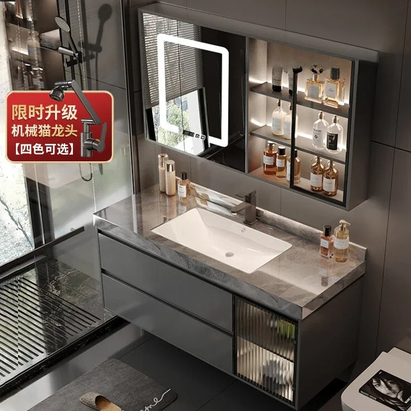Mobile da bagno di lusso con l - Home Bathroom Vanity Combo recensione e prezzo