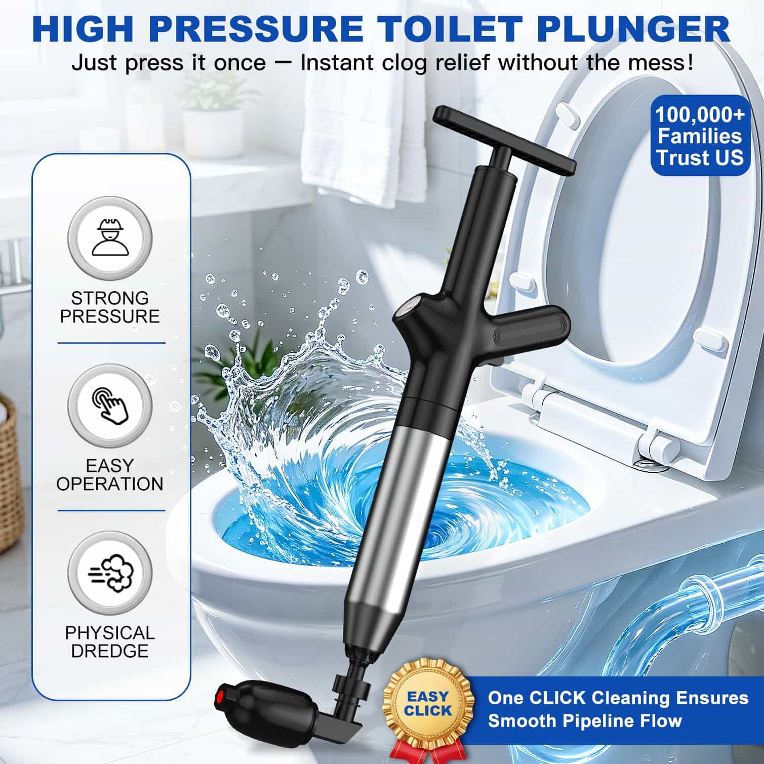 Strofinatore per WC, Strofinat - Plunger Toilet recensione e prezzo