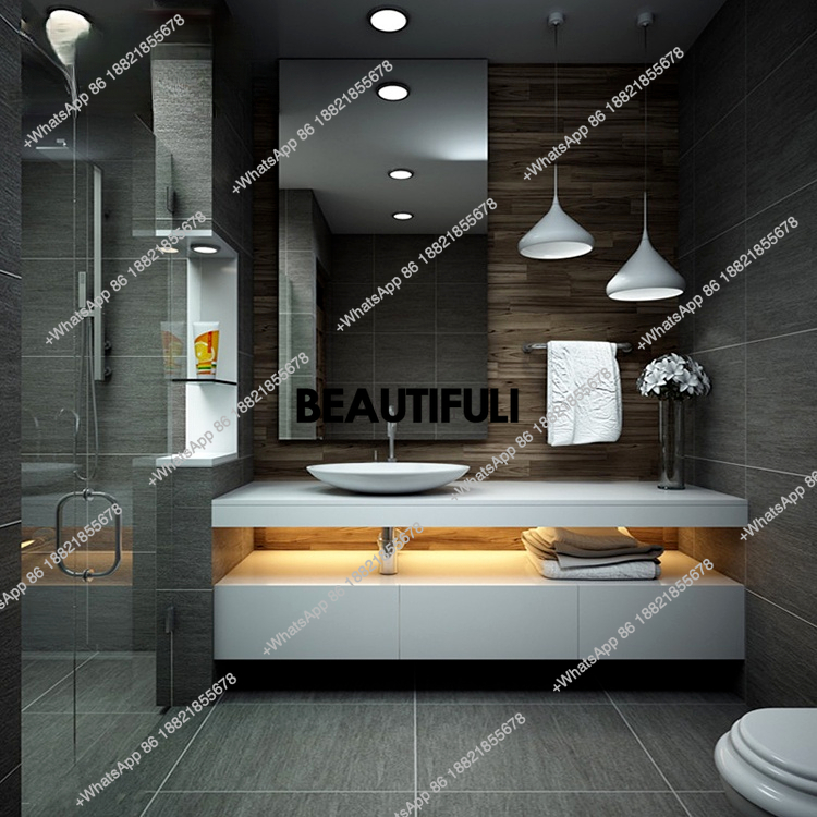 mobiletto da bagno moderno e d - Home Bathroom Vanity Combo recensione e prezzo