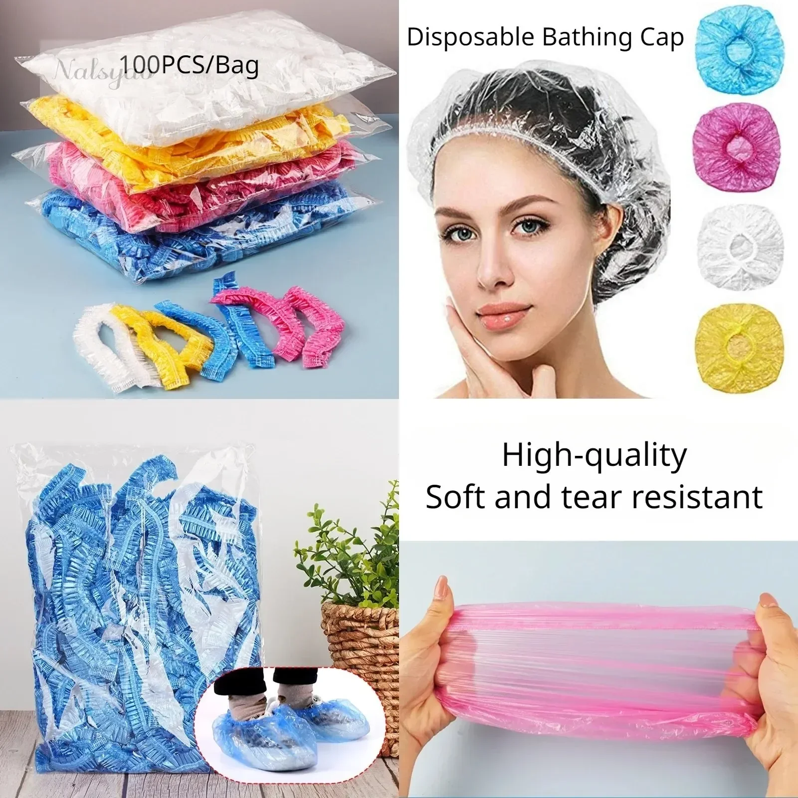 Cuffie da doccia monouso trasp - Home Essentials Bathroom Storage recensione e prezzo